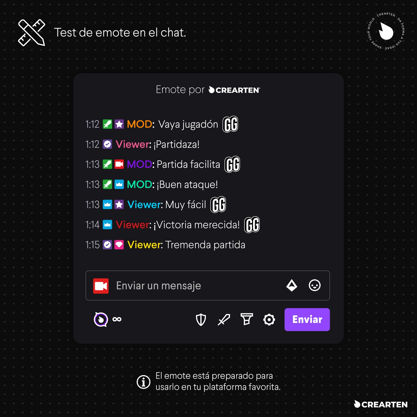 GG Emote - Crearten.