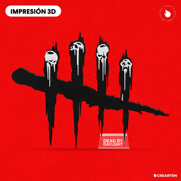 Logo 3D - Dead By Daylight. Crearten