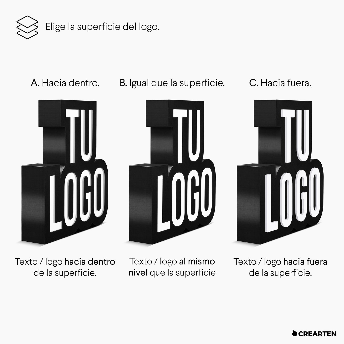 Tu Logo 3D · ¡Imprime tu logo y hazlo real!