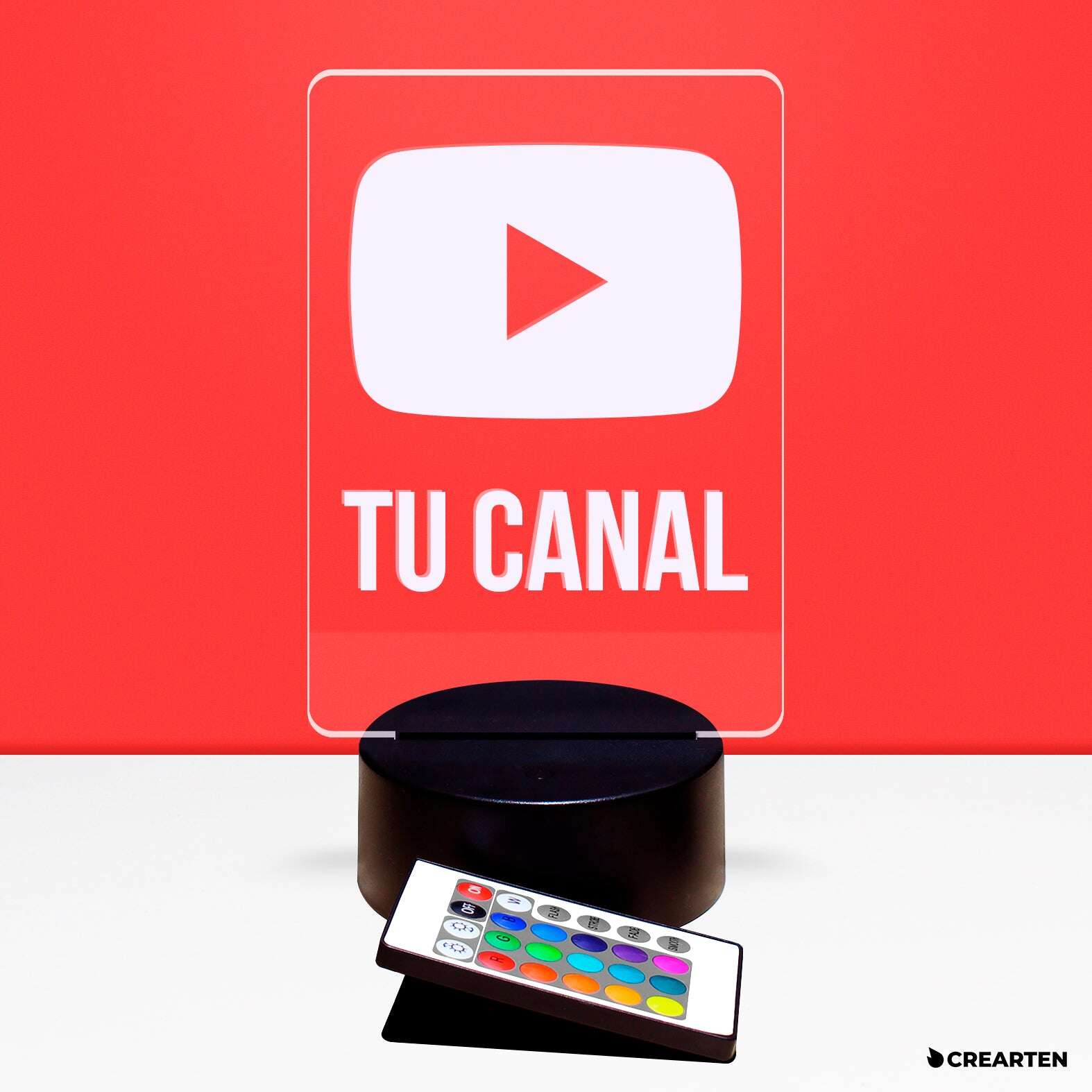 YouTube - Lámpara LED. Crearten