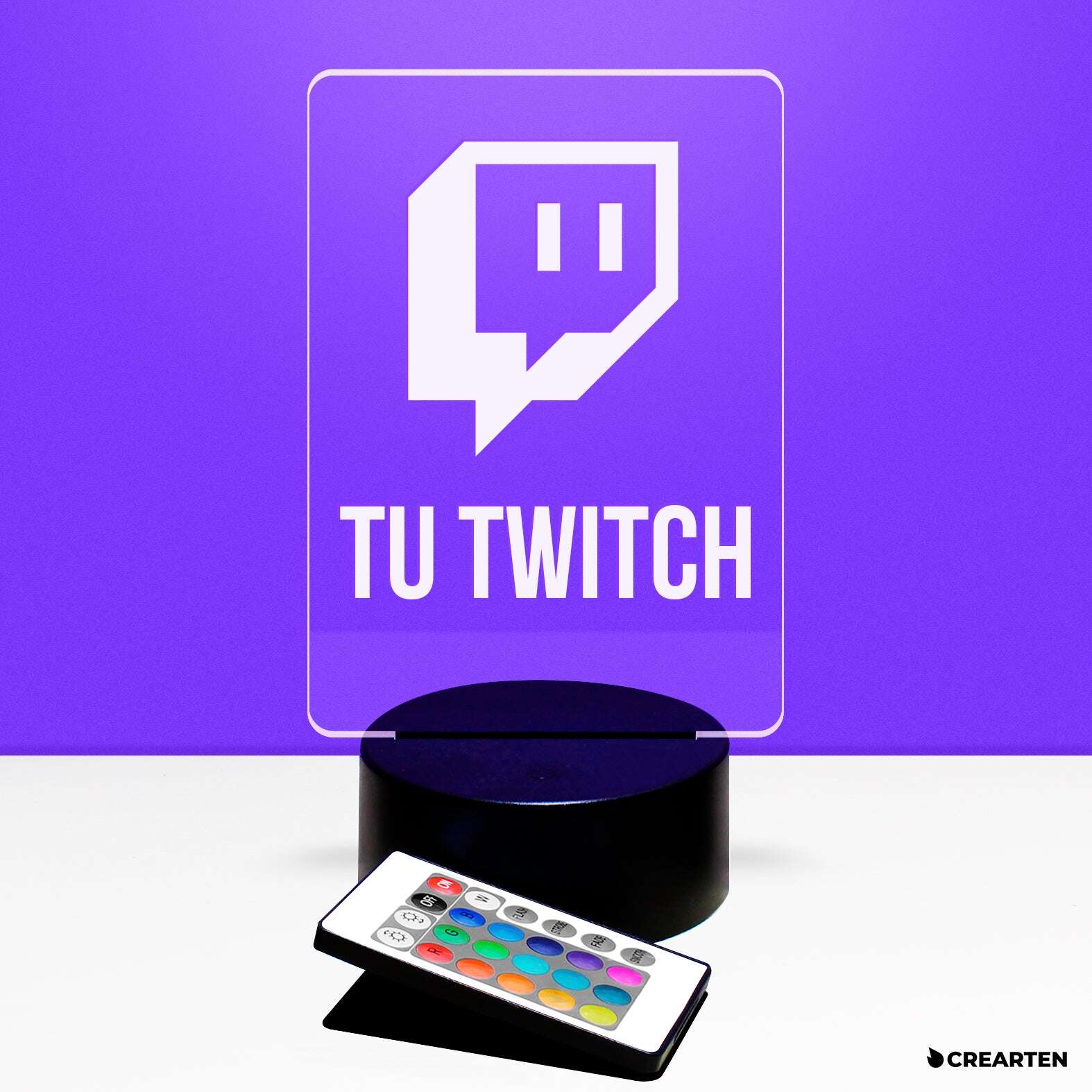 Twitch - Lámpara LED. Crearten