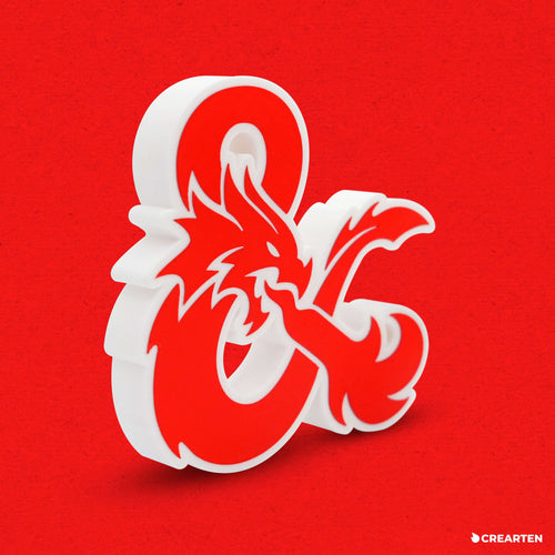 Dungeons & Dragons - Logo 3D. Crearten