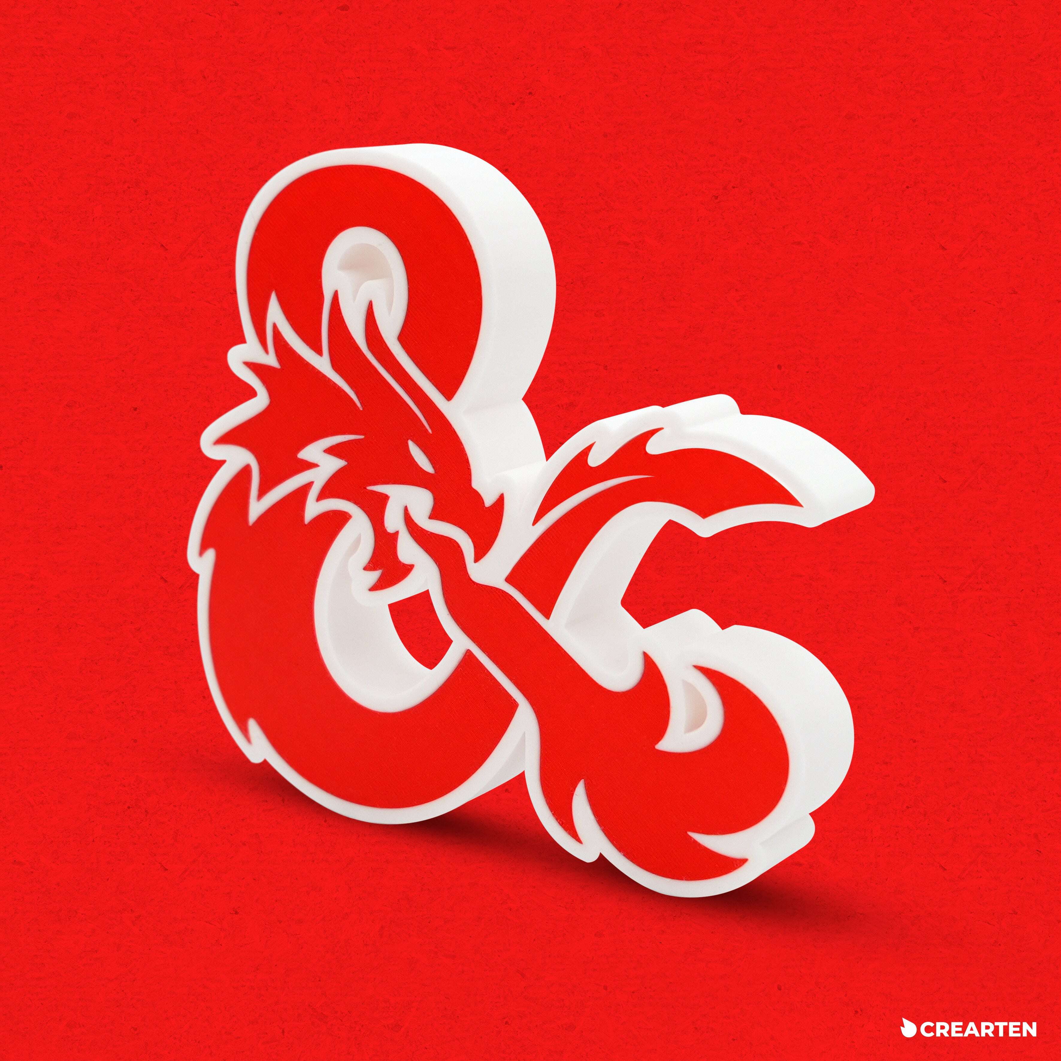 Dungeons & Dragons - Logo 3D. Crearten
