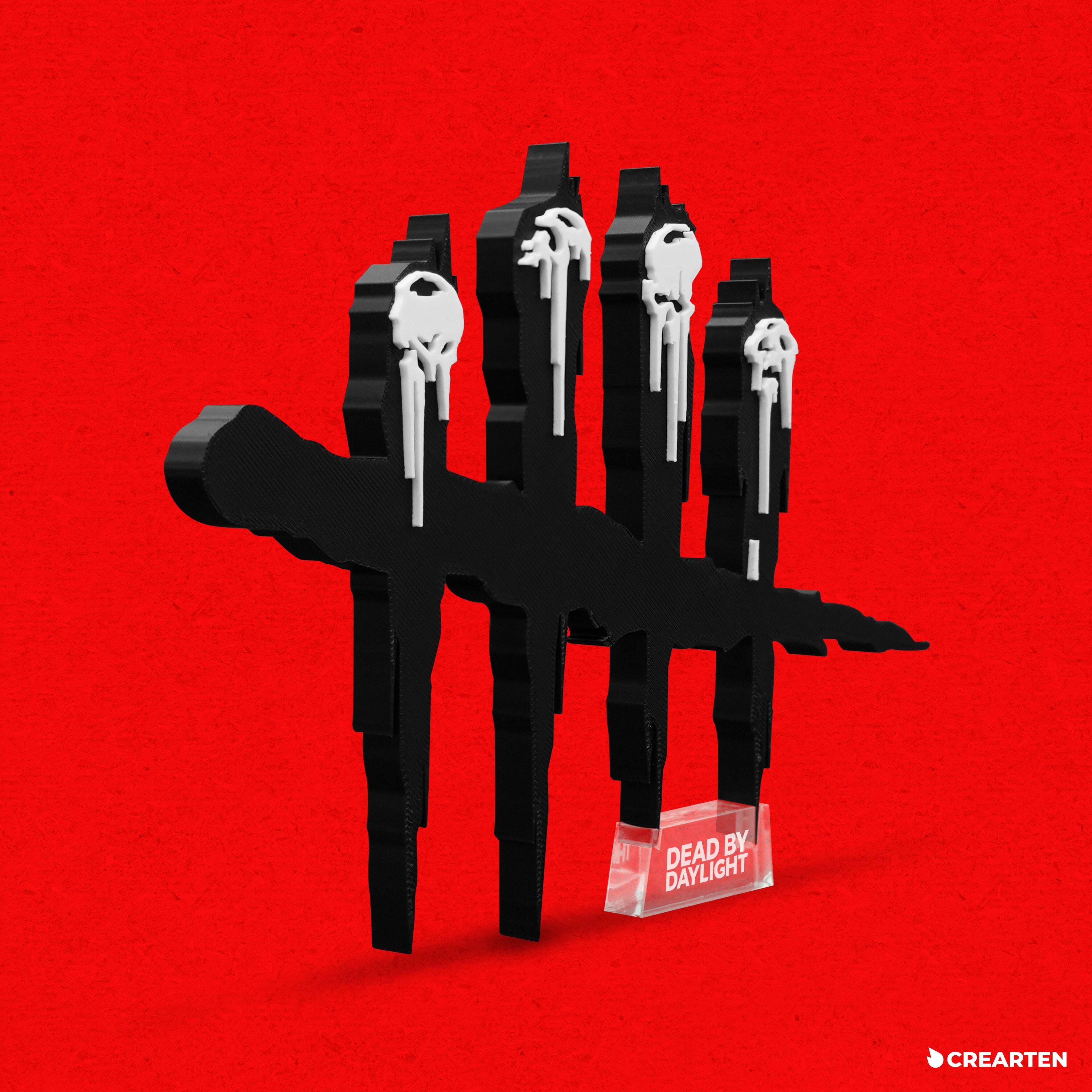 Logo 3D - Dead By Daylight. Crearten