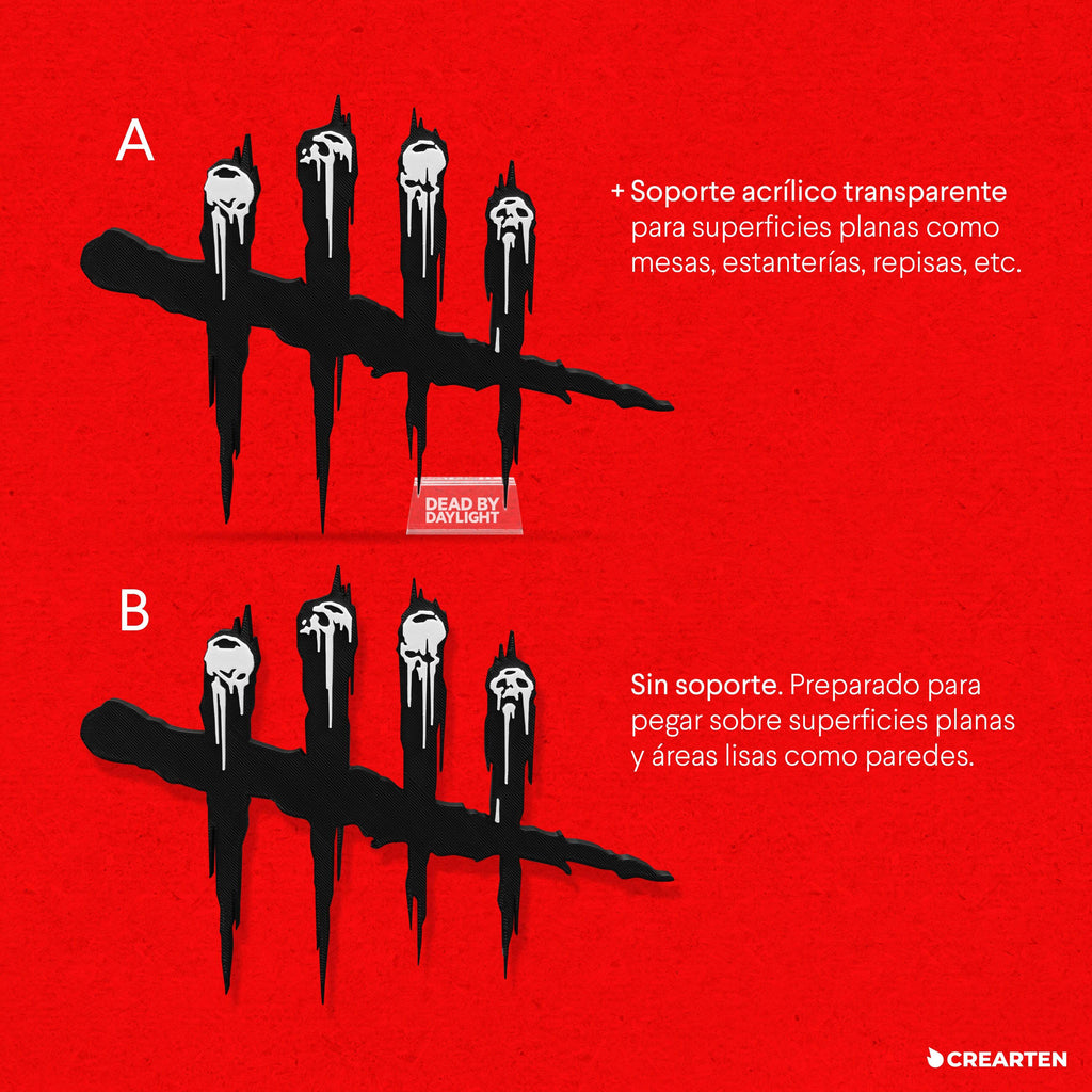 Logo 3D - Dead By Daylight. Crearten